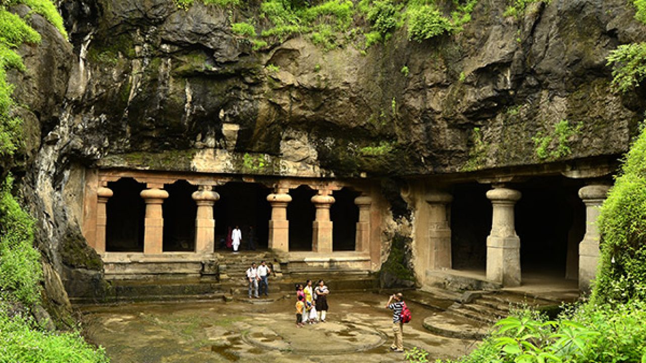 Elephanta Caves, a popular attraction near hotels near Marine Drive, showcasing ancient art and architectural wonders in a convenient visit
