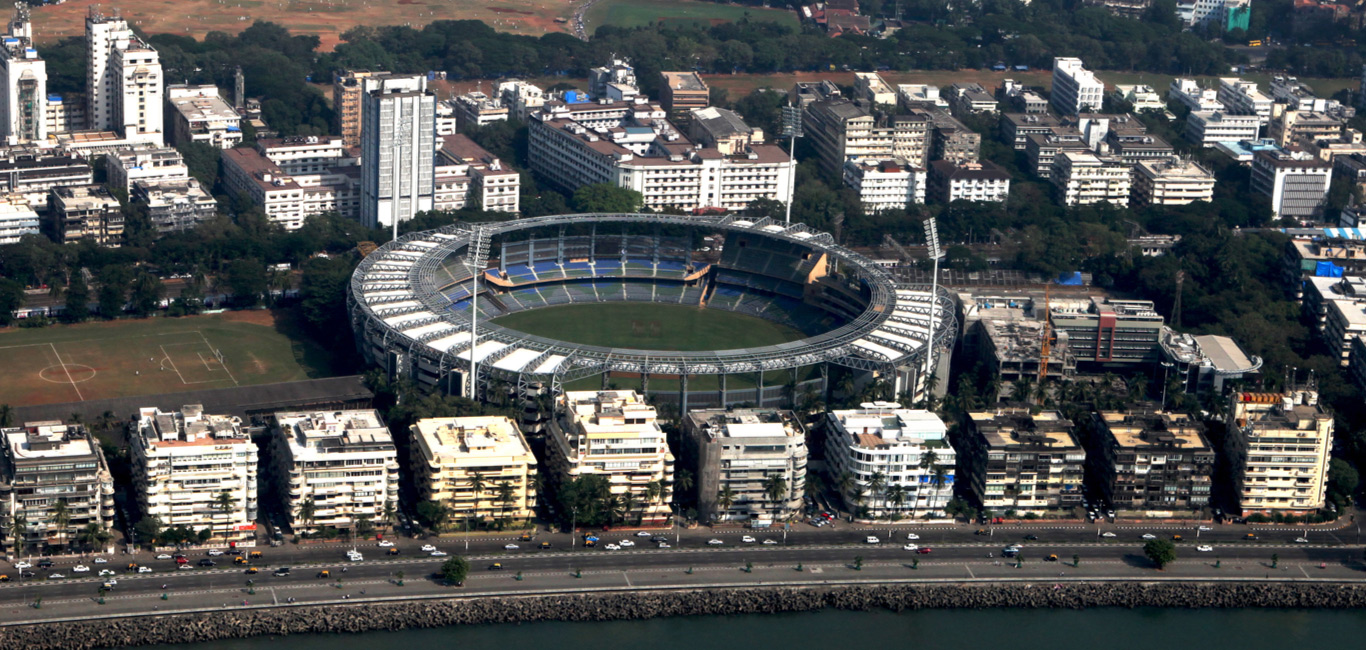 Wankhede cricket stadium, hot-spot for tourists situated short drive away from the best 3star hotel in south Mumbai